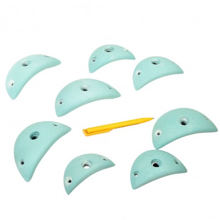 8 prises confortables en escalade