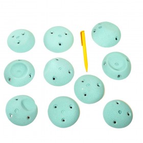 10 prises escalade rondes et plates