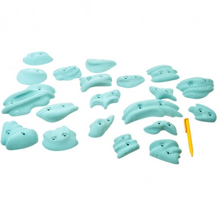 lot de 20 prises d'escalade de M a Large