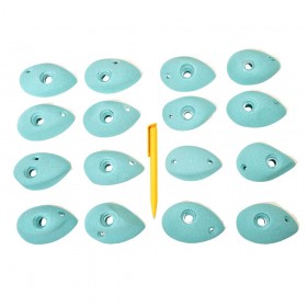 pack de 15 petites prises aux préhensions variées