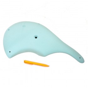 Prise d'escalade en forme de guitare