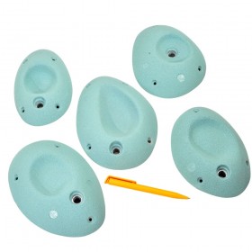 5 prises avec trous et reglettes