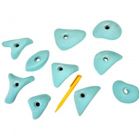 10 mini bacs avec prehensions faciles pour l'escalade indoor