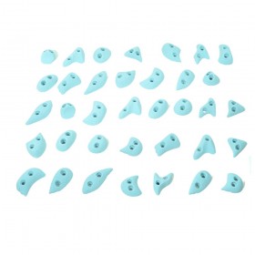 25 petites prises de pieds de forme grattons