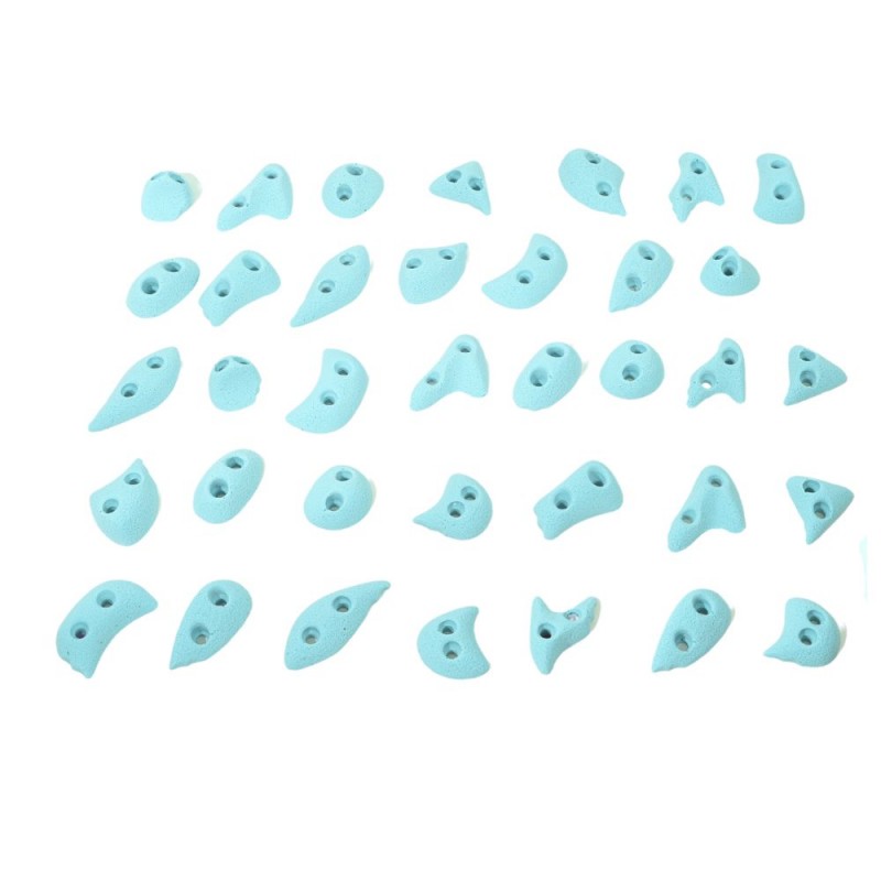 25 petites prises de pieds de forme grattons