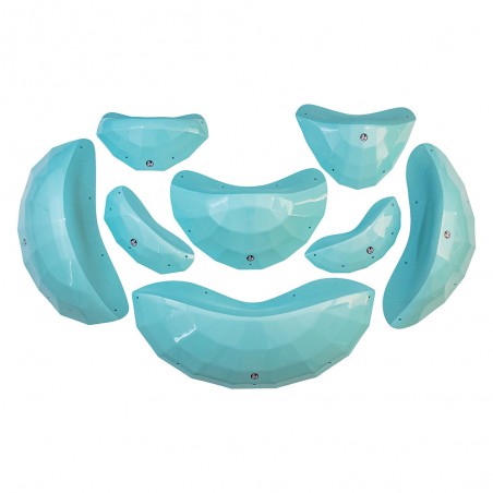 set de 10 macros prises en plastique recycle et bi texture