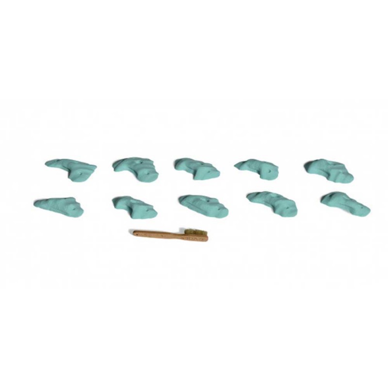 Set 10 Prises d'escalade M - Volx Holds - Arquées