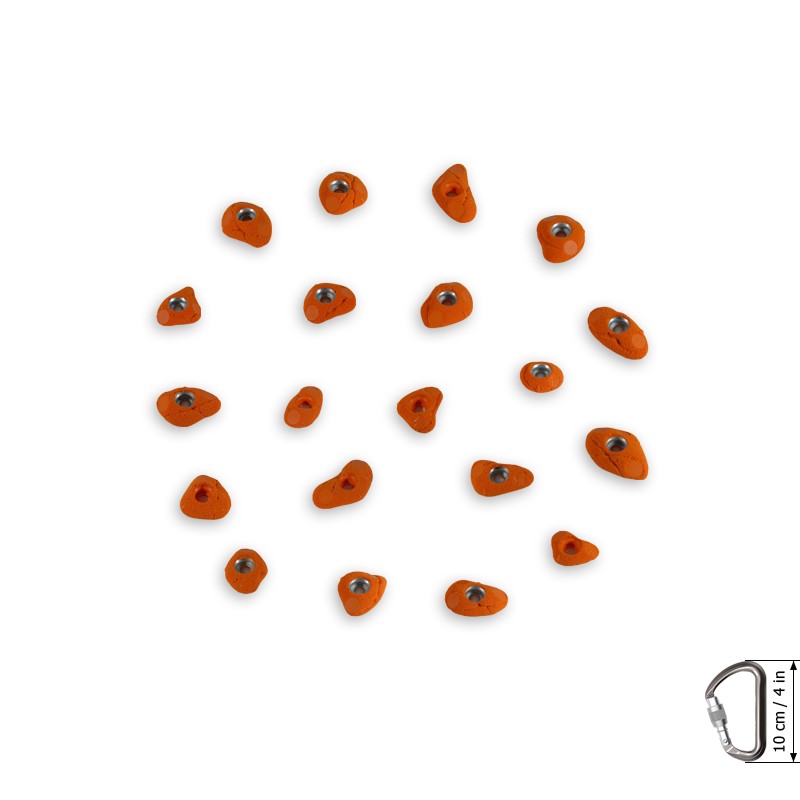Micro Nuggets Climbing Foot Holds - Pack de 20 | HRT