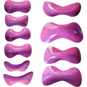 set de 10 prises en abs recycle de xxxxl a xs