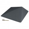 Carré Volx 70x70x20 26 Inserts Bois