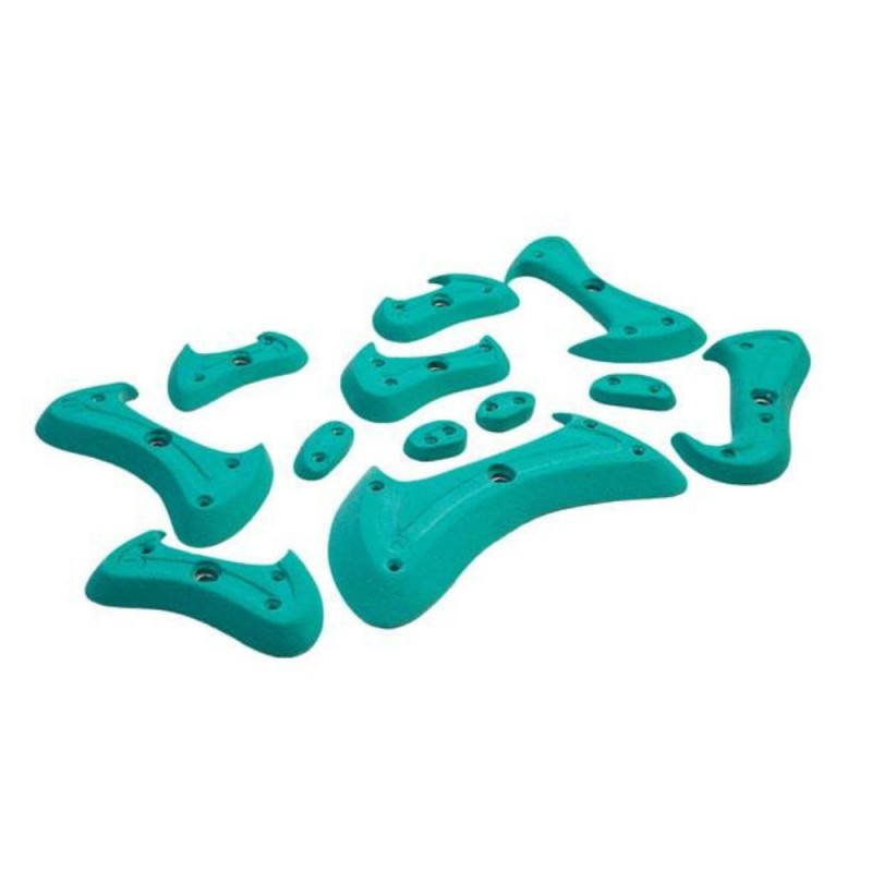 Set 12 réglettes escalade formes originales
