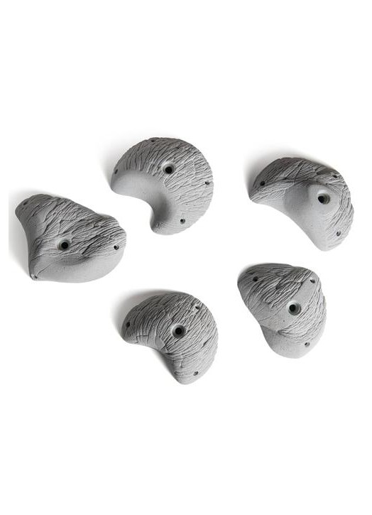 Lot de 5 prises d'escalade aplats Vertex Les Arts de la Grimpe