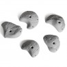 Lot de 5 prises d'escalade aplats Vertex Les Arts de la Grimpe