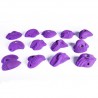 Kit de 13 prises d'escalade Vertex Types Pincettes Les Arts de la Grimpe