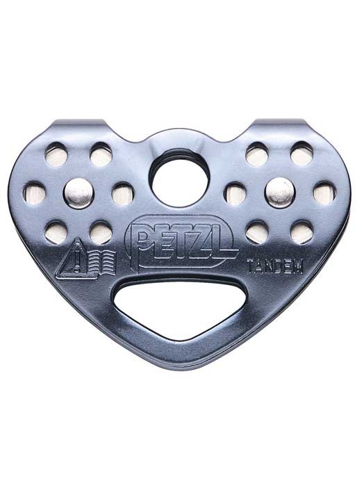 Poulie Tandem Speed Petzl | Réas en acier inox | Les Arts de la Grimpe
