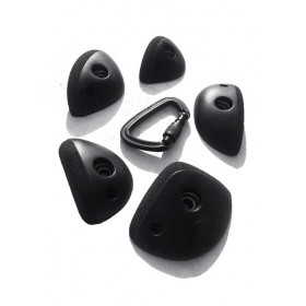5 prises d'escalade en polyurethane bi texture
