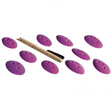 10 petites prises d'escalade plates