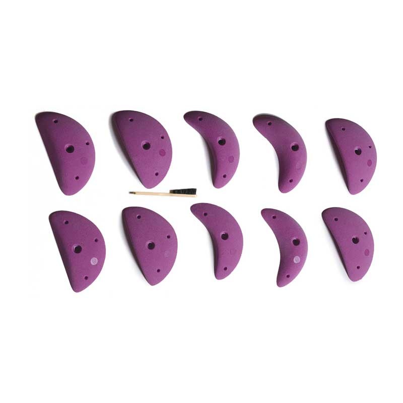 Profils 10 Croissant de Lune Taille Large Prises escalade Volx