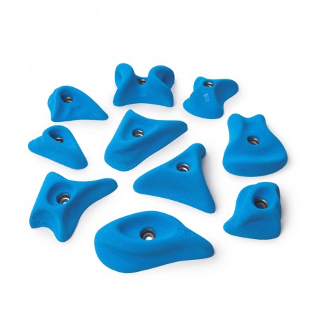 Set de 10 prises d'escalade de taille moyennes