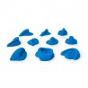 10 prises de pieds en forme de lobes