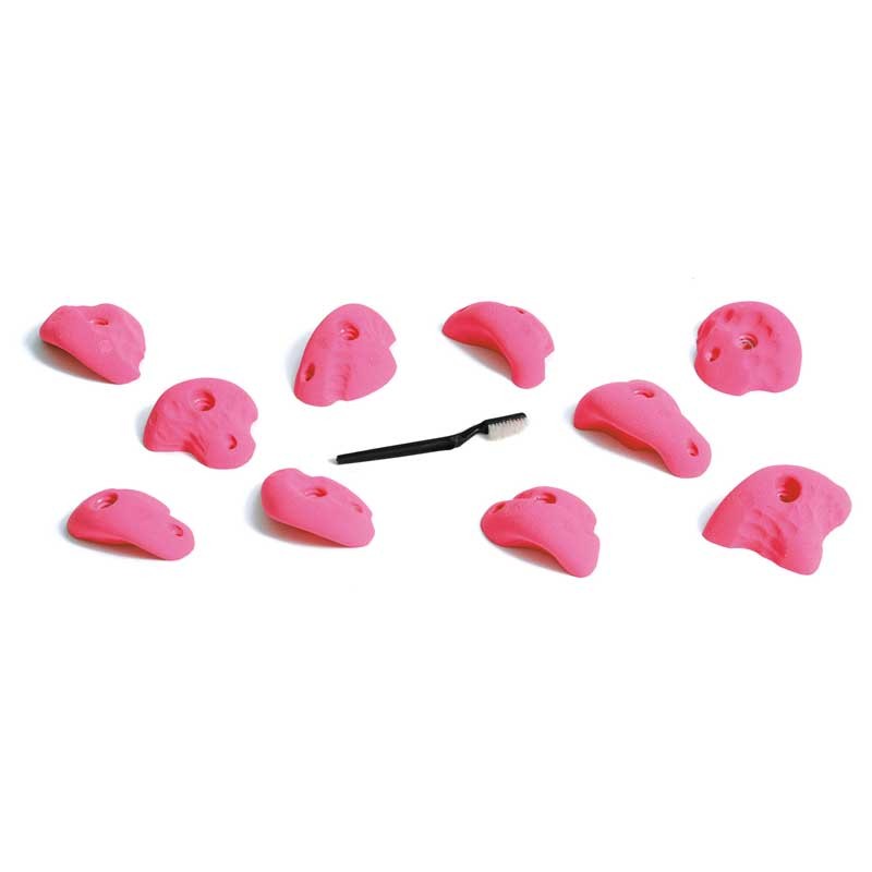 Set Hype de 10 Prises d'Escalade - Des Profils Faciles pour Enfants