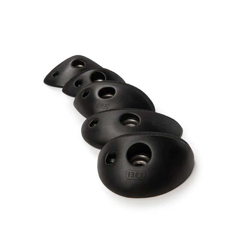 5 prises d'escalade en polyurethane bi texture