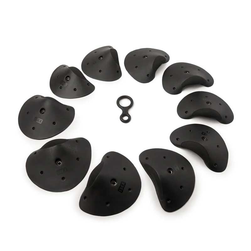 10 grosses poignées pour l'escalade