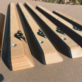 reglettes en bois a monter sur un pan gullich