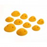 10 prises de pieds aux bord arrondies
