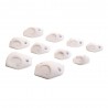 Draco Footholds Set de 10 petites prises profils hexagonales