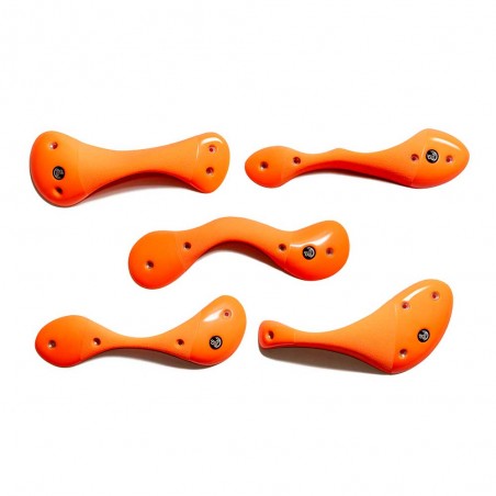 serie de pinces aux profils tortueux