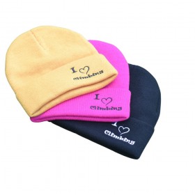 bonnet siglé i love climbing