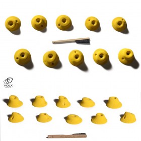 10 petites prises en relief à pincer