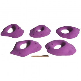 des grosses prises en forme de trous