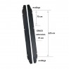 dimensions de la fissure