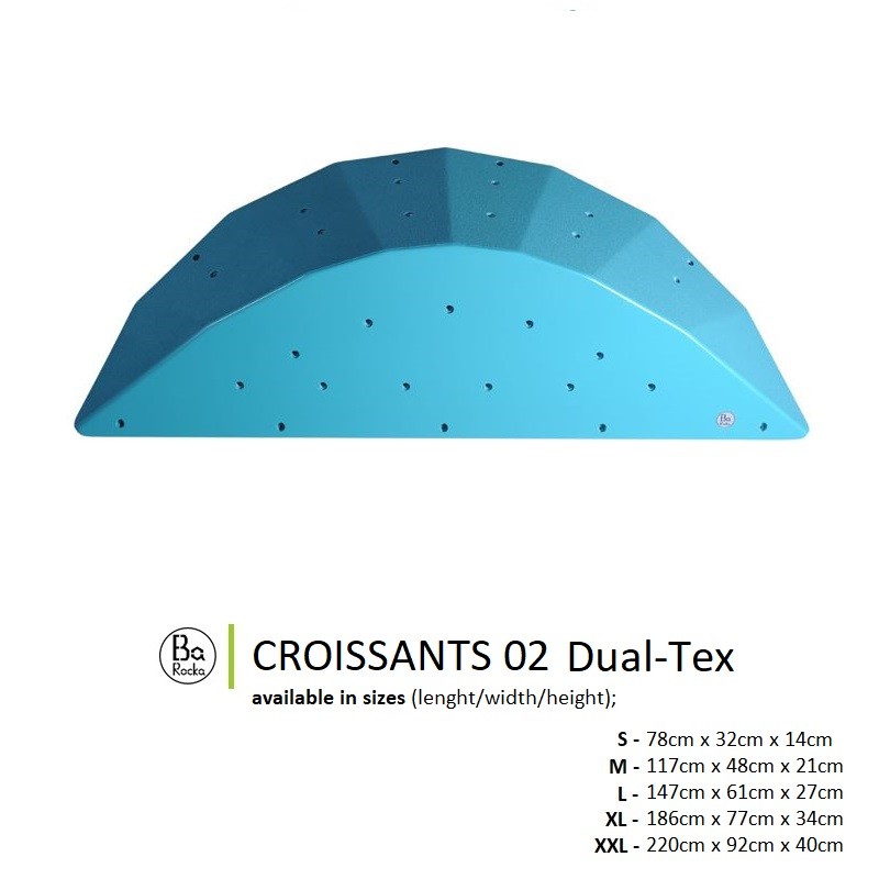 volume d'escalade  en 5 tailles et dual texture