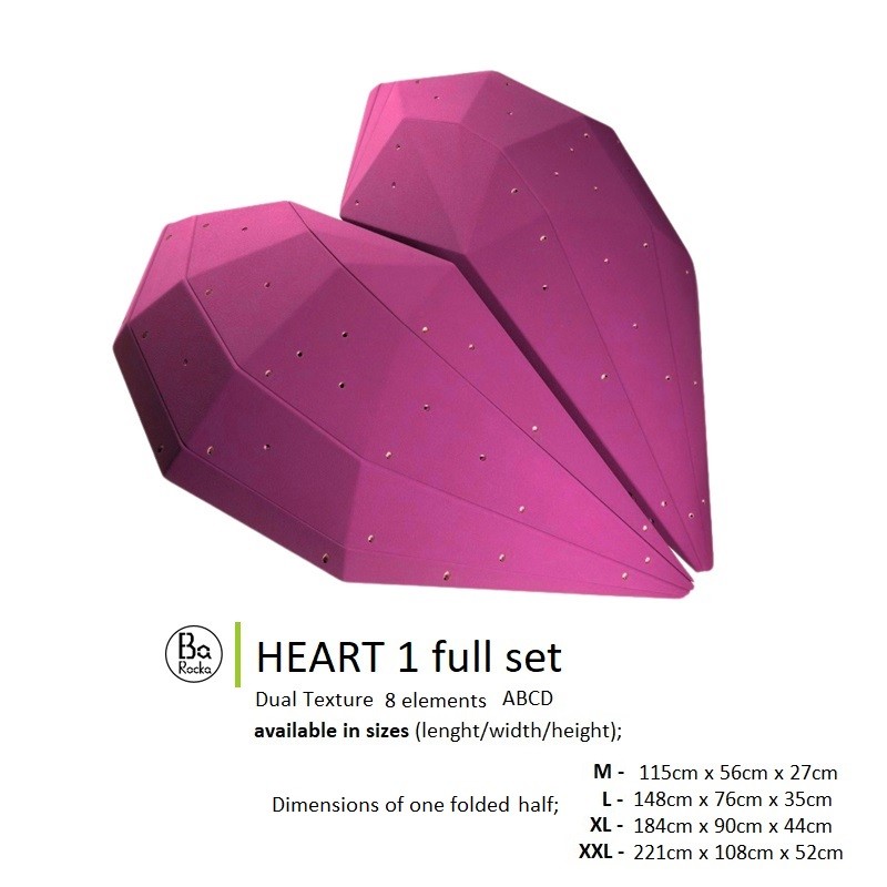 superbe module d'escalade avec 2 faces indépendantes.