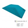 Un panneau d'escalade rectangulaire Barocka.  Design speciale indoor.