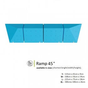 une belle rampe à escalader avec un angle de 45°
