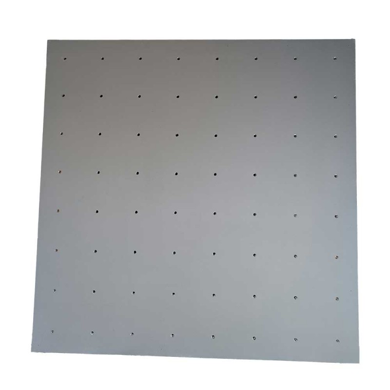 panneau escalade Gris Ral7040 anti derappant avec inserts