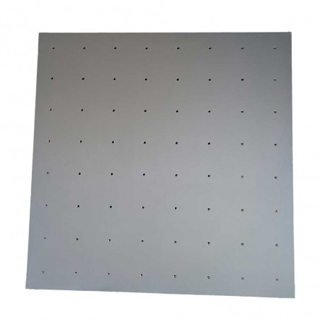 panneau escalade Gris Ral7040 anti derappant avec inserts