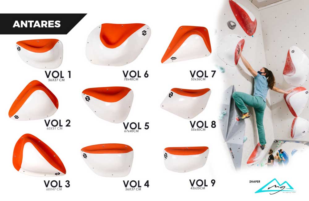 set 6 volumes escalade antares