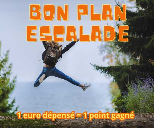 Programme fidelité les arts de la grimpe - Bon Plan escalade