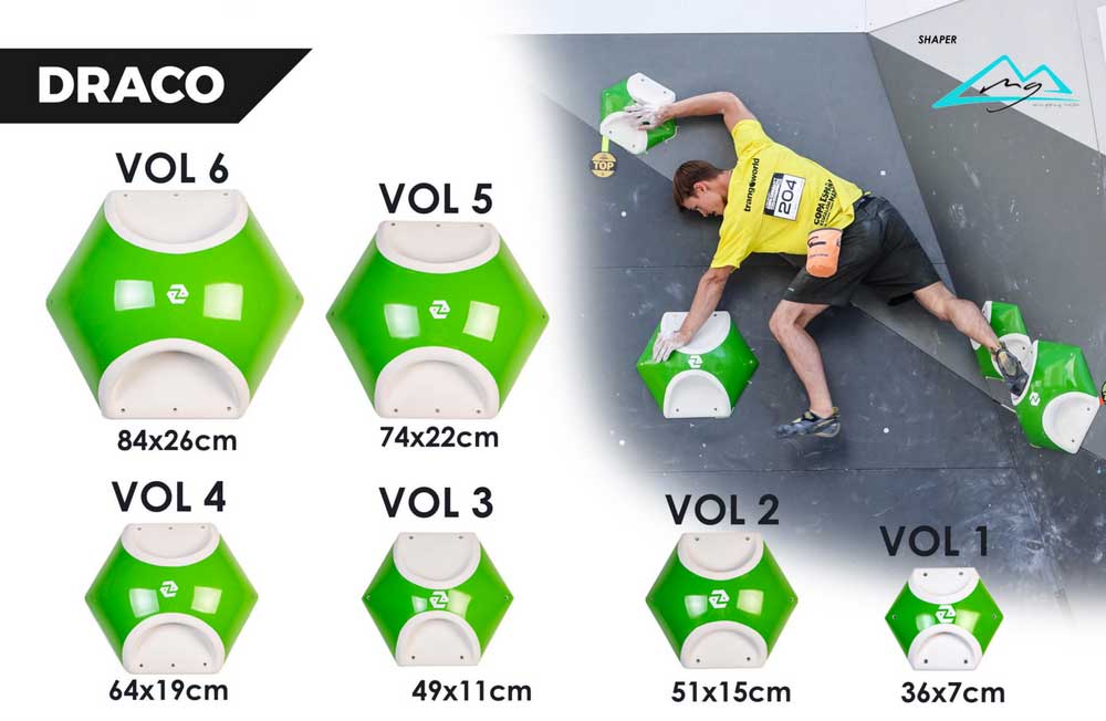 set 6 volumes escalade DRACO