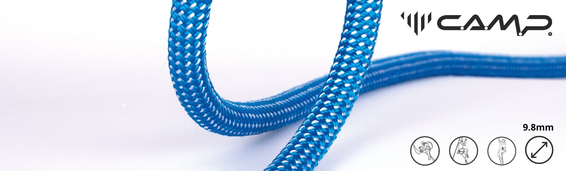 Corde d'escalade robuste avec gros diamétre