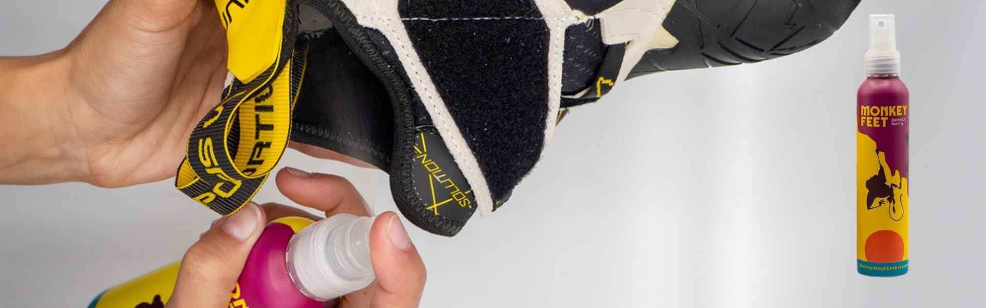 Pour enfiler facilement vos chaussons d'escalade